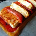 Tarte rouge: mozarella - poivron rouge - paprika 