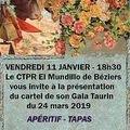 Béziers, présentation du cartel du CTPR Mundillo