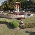 Rond-point à Balikpapan (Ile de Bornéo)