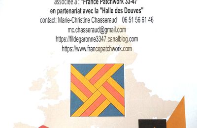 Journée européenne du patchwork du 21 juin.