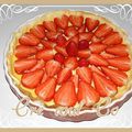 Tarte aux fraises maison