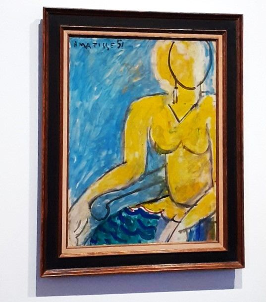 m27Henri Matisse Katia chemise jaune