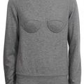 `Marilyn` padded bust sweatshirt by Ashish