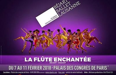 Le Béjart Ballet Lausanne revient en février au Palais des Congrès pour La Flûte Enchantée