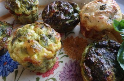 bouchées de verdure pour l'apéritif