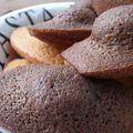 Madeleines au chocolat ...