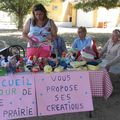 Exposition des créations des accueillis et des résidents au marché artisanal de La Sauvado