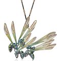 An Art Nouveau enamel and diamond 'Wasp' pendant-brooch, by René Lalique