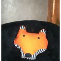 Coussin renard pour Paul