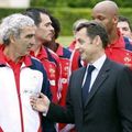 Euro-2008: Nicolas Sarkozy a rendu visite aux Bleus
