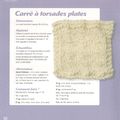 #Tricot : Plaid Mes Création Tricot Facile; 45 Carré à torsades plates