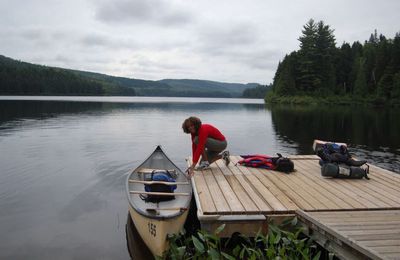 Parc Nationnal de la Mauricie : canot camping