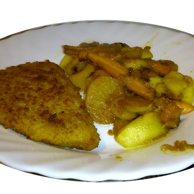 Garniture fondante pommes carottes