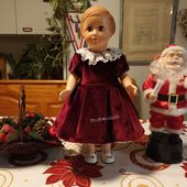 Annie-Françoise , défi de Noël 2 tenue de fête ... - Poupées et jeux d'aiguilles passionnément