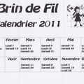 Calendrier 2011