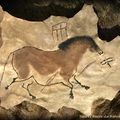 Évocation d'un des Chevaux de la Grotte de Lascaux. 