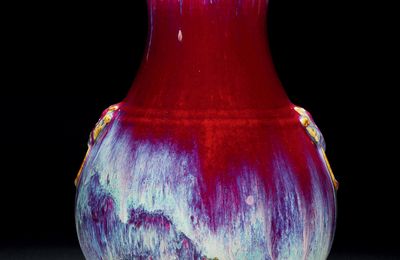 A Flambé-Glazed Vase, Zun, Seal Mark and Period of Yongzheng (1723-1735)