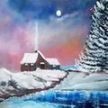 Poésie "Nuit de neige" de Guy de Maupassant en peinture
