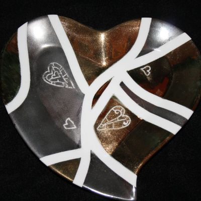 Vide poche Coeur d'Or et de Platine