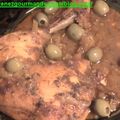 CUISSE DE POULET AUX OLIVES