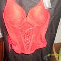 BUSTIER ROUGE 15EFDPC