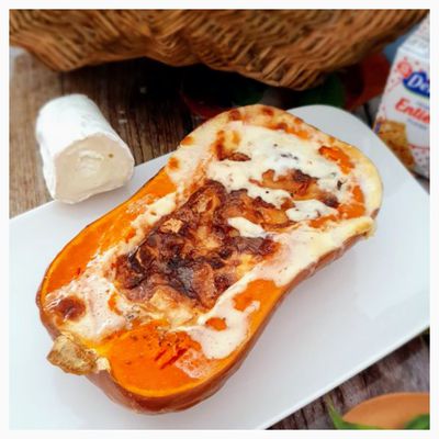 Butternut  farcie au chèvre