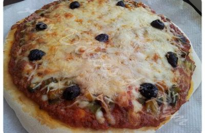 Ma pizza à la viande hachée faite maison