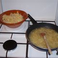 Soupe à l'oignon.