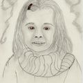 Dessin portrait d'enfant 