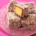 LAMINGTONS - PETITS GATEAUX POUR THE OU CAFE GOURMAND