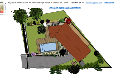 Paysagiste Bassussarry. Etude Paysagère par Paysagiste Pays Basque. décembre 2023.