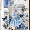 Page collage "bleue"