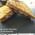 Croque tomate- mozzarella (269 cal/ par personne)
