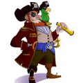 He is a pirate!