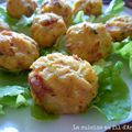 Boulettes de pommes de terre-jambon 