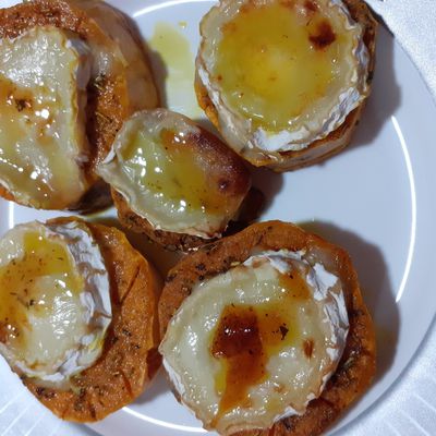 PATATE DOUCE AU FROMAGE DE CHÈVRE ET MIEL 