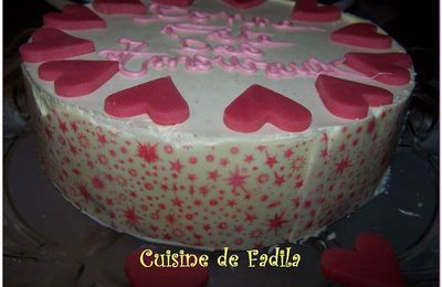 Gâteau d'Amour à la vanille et spéculos