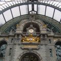 La gare d'Anvers-Central (Antwerpen-Centraal) belgique 