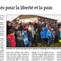 Vu dans la presse : Rassemblés pour la liberté et la paix (ER - 23/11/2015)