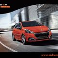 Location de voiture à Casablanca - Promotion en location de la nouvelle Peugeot 208 diesel 2018