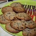 cookies aux pépites de chocolat et noisette