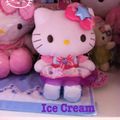 My plush Hello Kitty Ice Cream ( 1976-2014 )