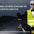 Quand une icone de la mode joue avec son image…