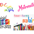 Fournitures scolaires (Maternelle)