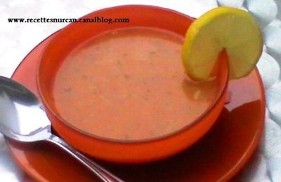 Soupe de lentilles rouges (mercimek çorbasi)