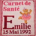 CARNET DE SANTE D'EMILIE