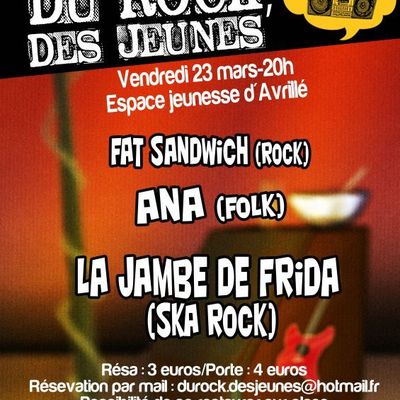 évenement: du rock des jeunes le 23 mars