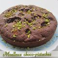Moelleux chocolat pistache