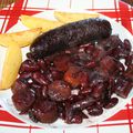 Saucisses de Toulouse au vin rouge