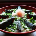 Congee (Porridge de riz cantonais) aux oeufs de cent ans